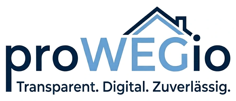 proWEGio logo with the slogan Transparent. Digital. Reliable.
