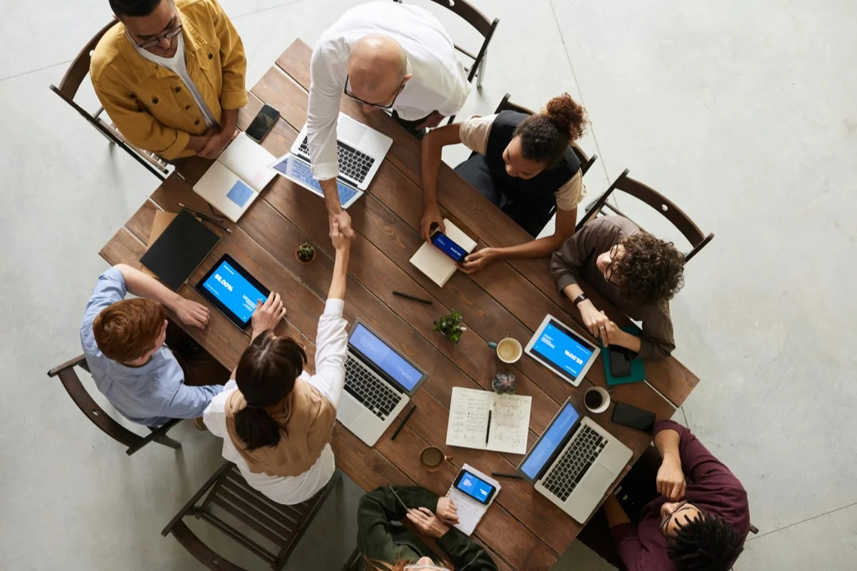 Team collaboration meeting